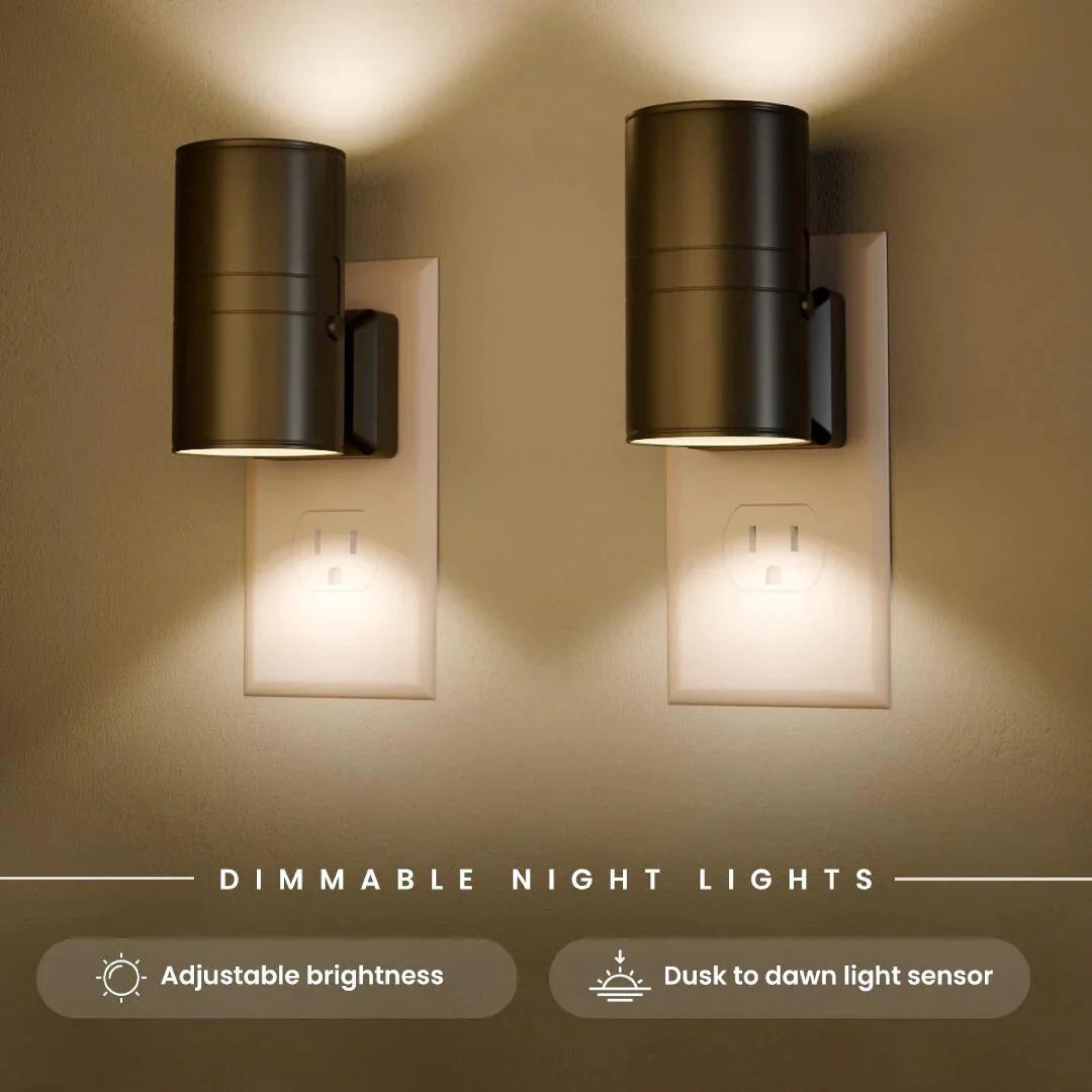 LumiGlow™ Dimmable Night Light