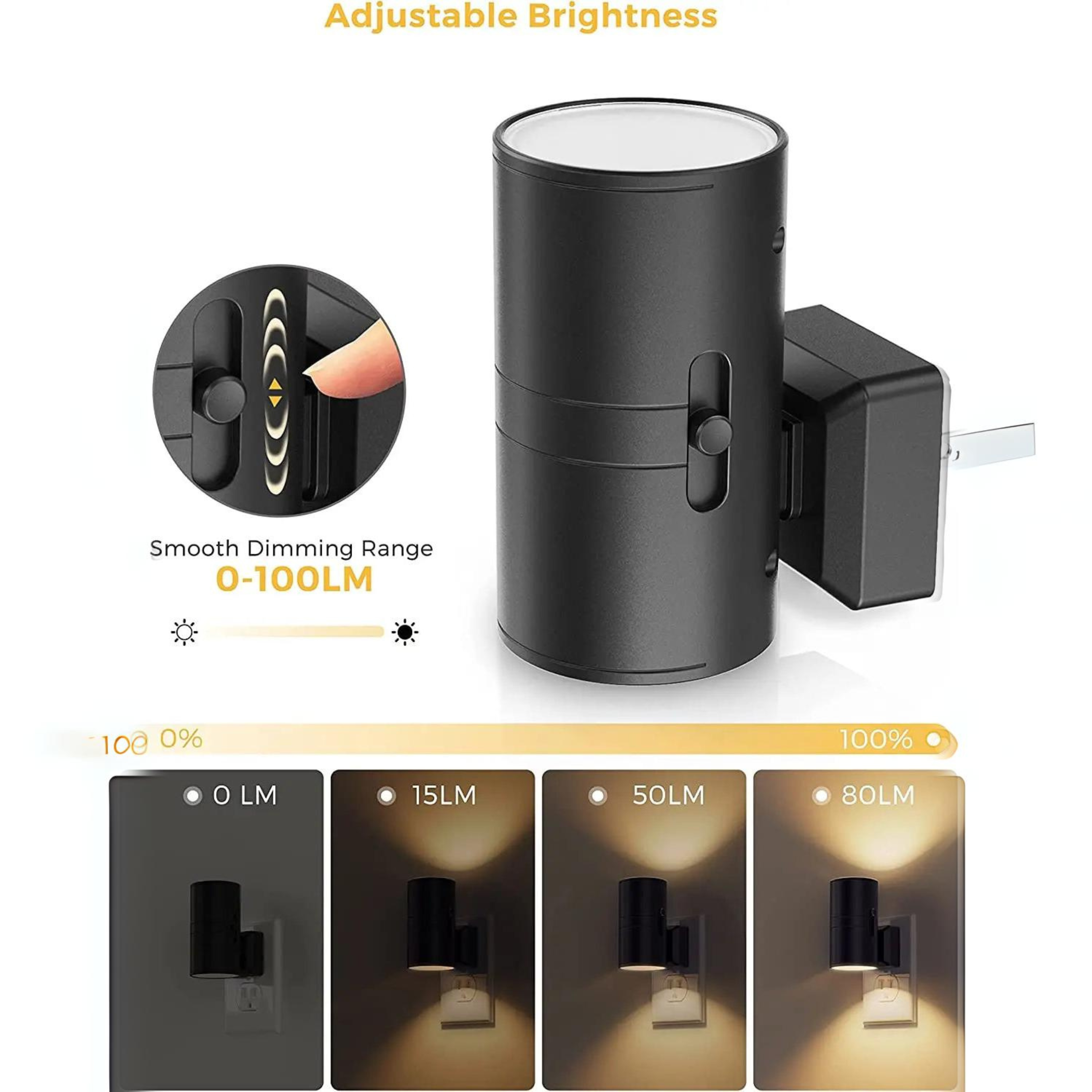 LumiGlow™ Dimmable Night Light